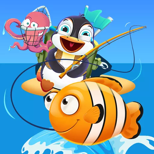 BABY PENGUIN FISHING - game thumbnail image