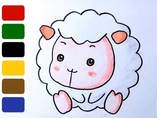 Baby sheep ColoringBook - game thumbnail image