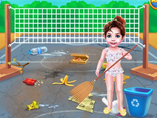 Baby Taylor Beach Cleaning Day - game thumbnail image