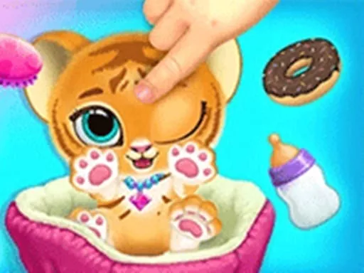 Baby Tiger Care - A Day With Baby Tiger - game thumbnail image