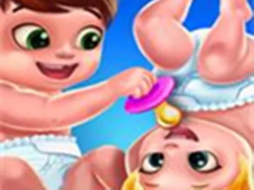 Baby Twins Caring Day - game thumbnail image