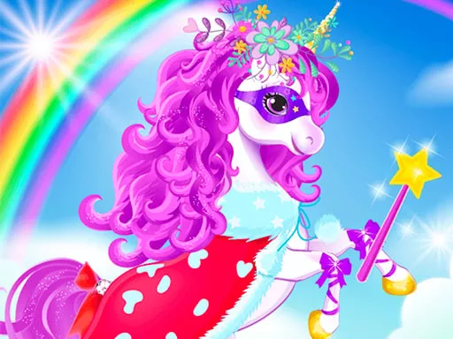 Baby unicorn dress up - game thumbnail image