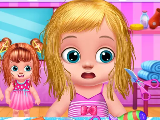 Babysitter Kids Hair Salon - game thumbnail image