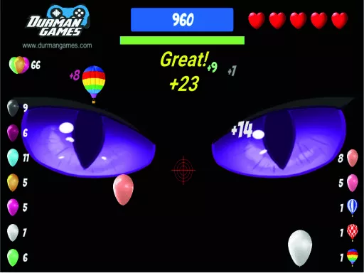 Ballon Shooting Creepy - game thumbnail image