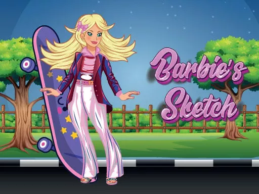 Barbie&amp;rsquo;s Sketch - game thumbnail image
