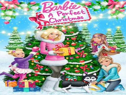 Barbie Christmas DressUp - game thumbnail image