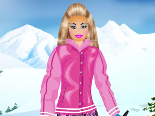 Barbie Snowboard Dress - game thumbnail image