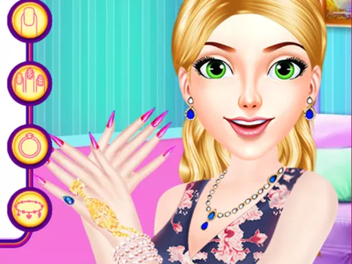 Beautiful Starry Sky Nail 2 - game thumbnail image