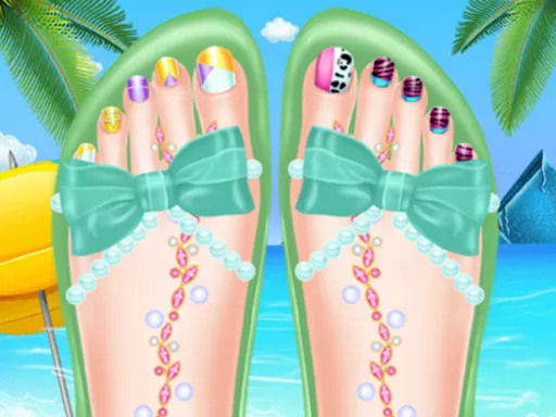 Beautiful Toenail Salon - game thumbnail image