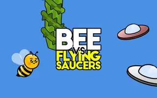 Bee vs Flying Saucers - game thumbnail image