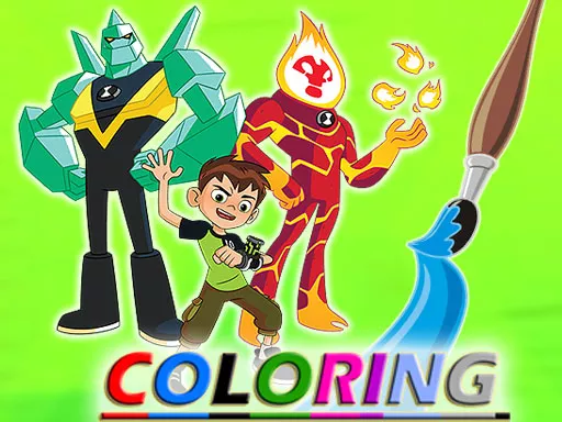 Ben 10 Coloring - game thumbnail image