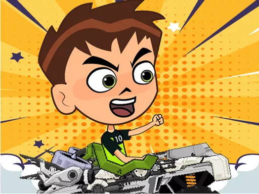 Ben 10 Crazy Truck - game thumbnail image
