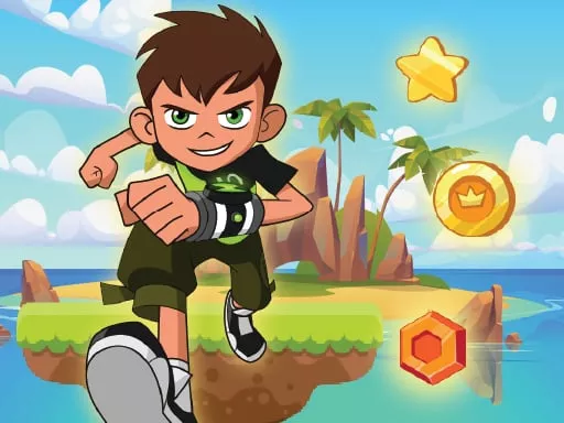 Ben 10 Island Run - game thumbnail image