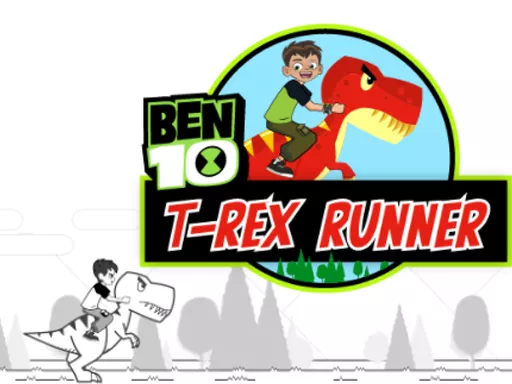 Ben 10 T-Rex Runner - game thumbnail image