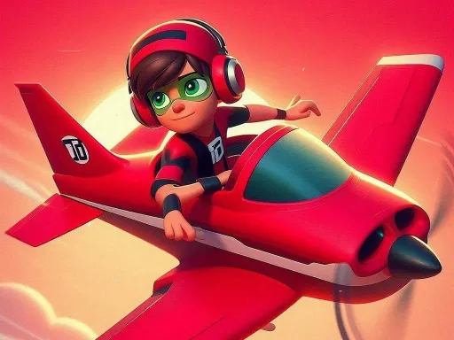 Ben 10 Tappy Plane - game thumbnail image