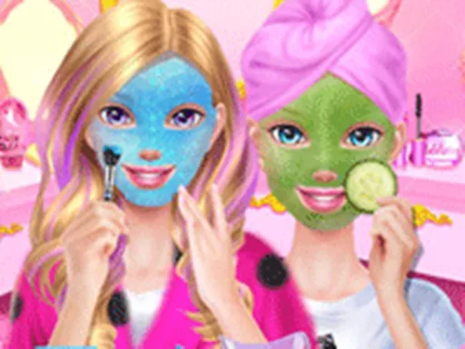Best Friends Sleepover Party - Makeover Game - game thumbnail image