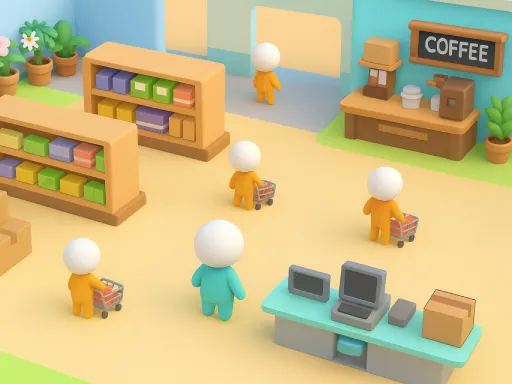 Big Supermarket Simulator - game thumbnail image