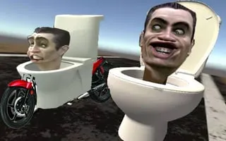 Bike Stunt skibidi Toilet - game thumbnail image