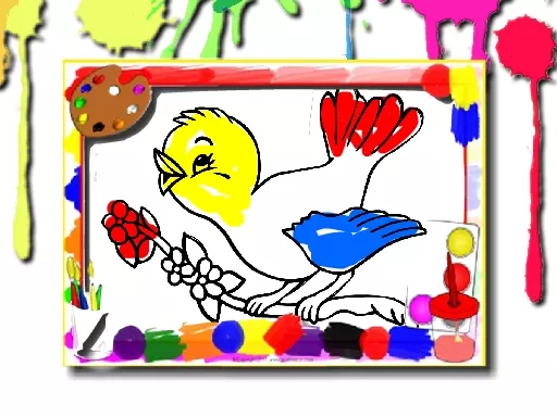Birds Coloring Book - game thumbnail image