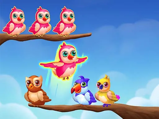 Birds Sort Color Match Puzzle - game thumbnail image