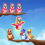 Birds Sort Color Match Puzzle