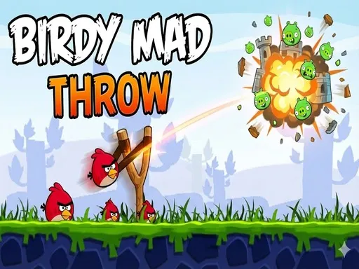 Birdy Mad Throw - game thumbnail image