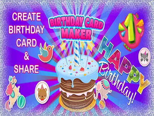 Birthday Card Maker - game thumbnail image