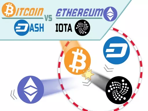 BITCOIN vs ETHEREUM DASH IOTA - game thumbnail image