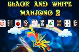 Black and White Mahjong 2 Untimed - game thumbnail image