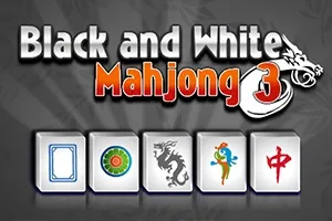Black and White Mahjong 3 - game thumbnail image