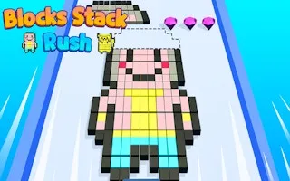 Blocks Stack Rush - game thumbnail image