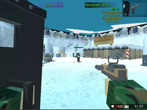 Blocky Combat Swat 2 - game thumbnail image