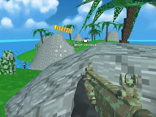 Blocky Combat SWAT Desert Storm Zombie - game thumbnail image