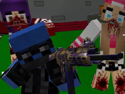 Blocky Combat Swat Zombie Apocalypse 2022 - game thumbnail image