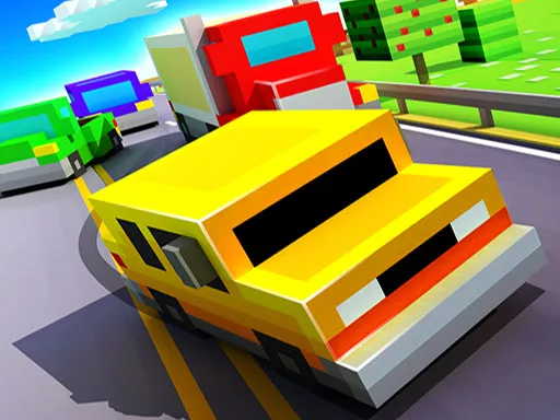 Blocky Highway: Traffic Racing - game thumbnail image