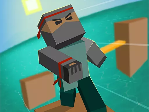 Blocky Parkour Ninja - game thumbnail image