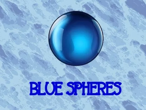 Blue spheres - game thumbnail image