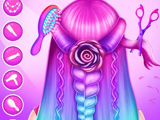 Braid Hair Salon Girls - game thumbnail image