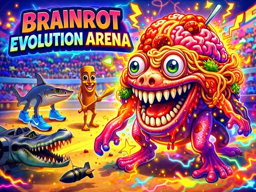 Brainrot Evolution Arena - game thumbnail image