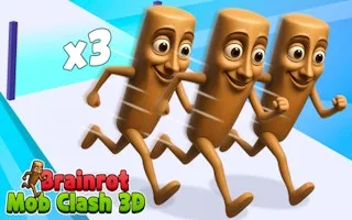 Brainrot Mob Clash 3D - game thumbnail image
