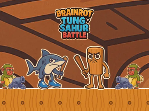 Brainrot Tung Sahur Battle - game thumbnail image