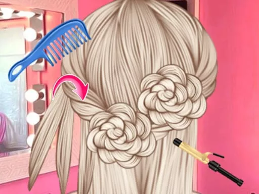 Bride Wedding Hair Design - game thumbnail image