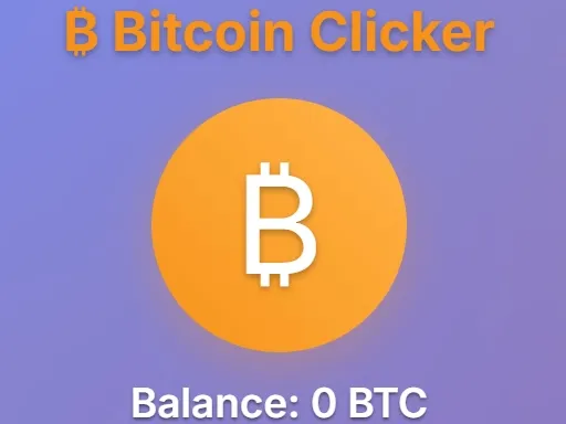 BTC clicker - game thumbnail image