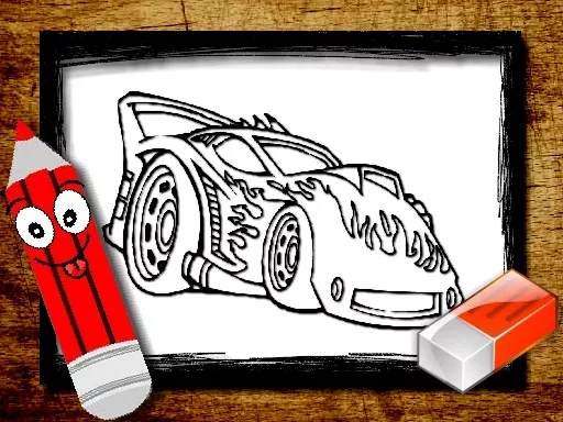 BTS Cars Coloring Book - game thumbnail image