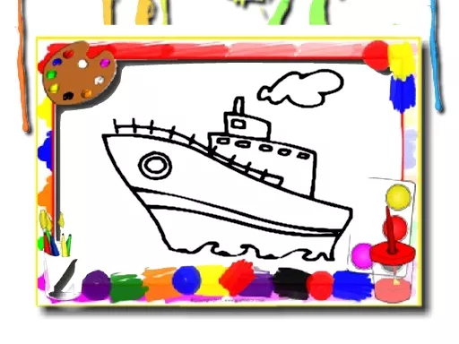 BTS Cartoon Coloring Time - game thumbnail image