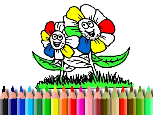 BTS Flowers Coloring - game thumbnail image