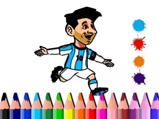 BTS Messi Coloring Book - game thumbnail image