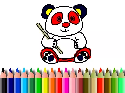 BTS Panda Coloring - game thumbnail image