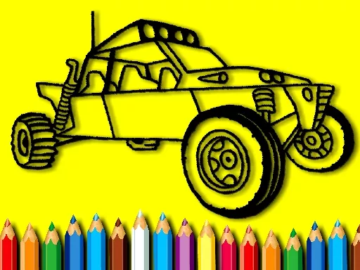 BTS Rally Car Coloring Book - game thumbnail image
