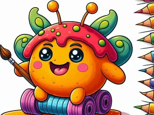 BTS Sprunki Coloring Book game thumbnail image